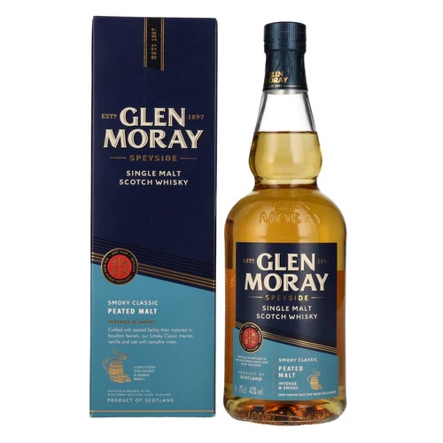 Whisky Glen Moray Classic Peated 40º 1x700cc