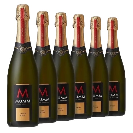 Promo x6 Mumm Cuvee Extra Brut 750cc