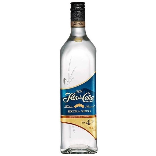 Ron Flor De Caña Blanco 4 Años 40º 750cc