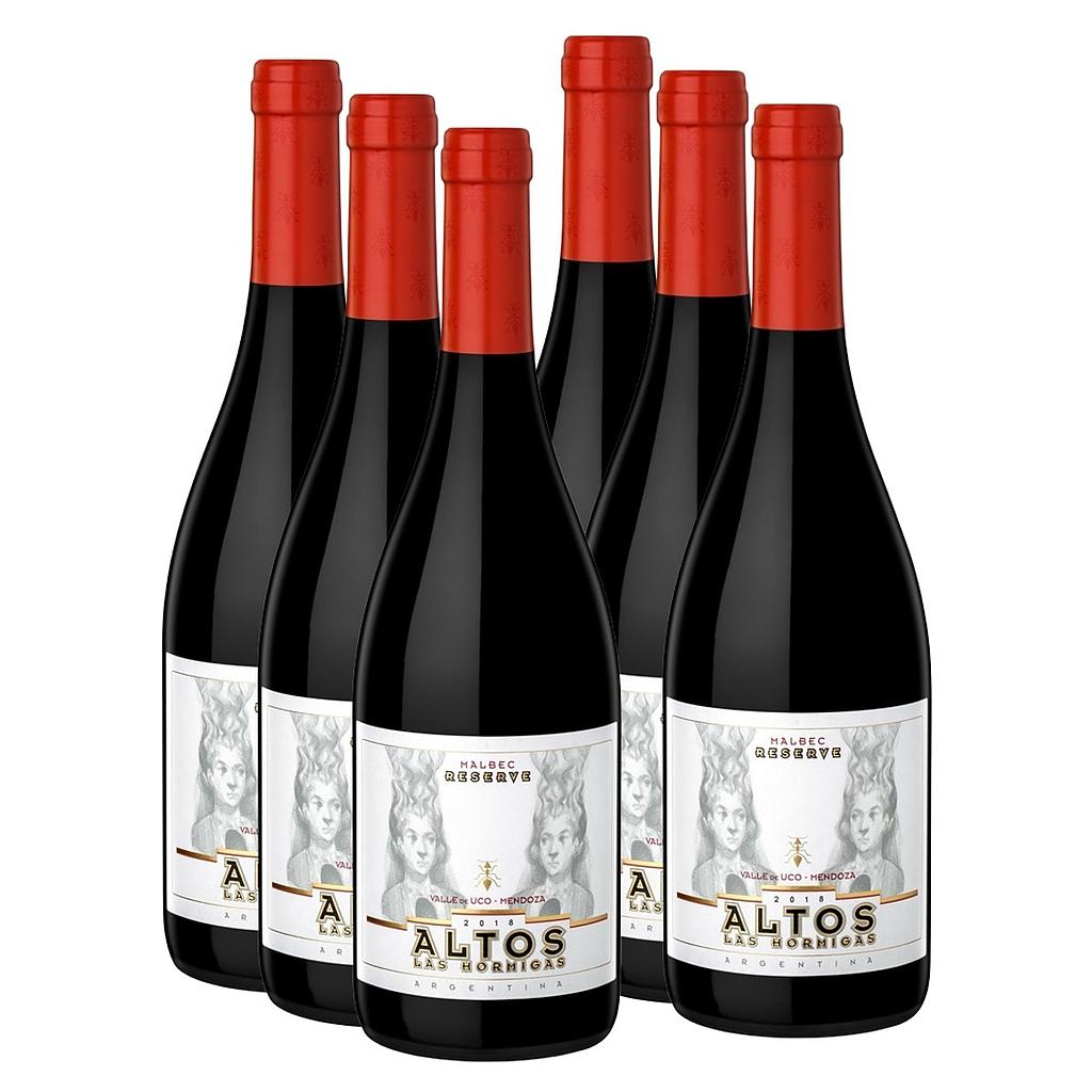 Promo 5+1 Altos Las Hormigas Reserva Malbec 750cc