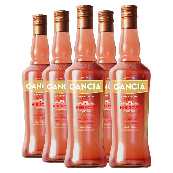 Promo 5+1 Gancia HIBISCUS 750cc