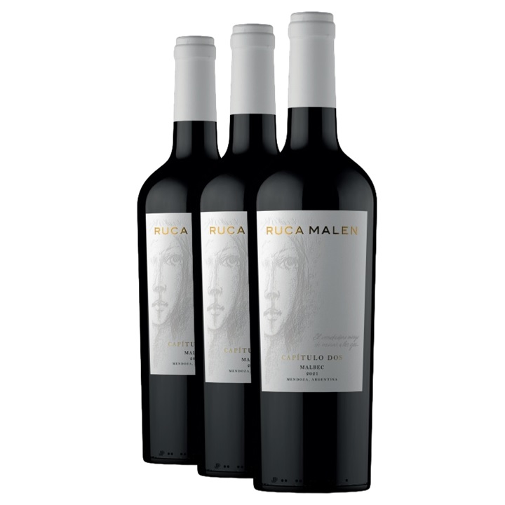 Promo x3 Ruca Malen Capitulo DOS Malbec 750cc