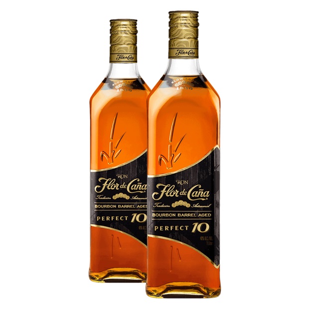 Promo x2 Ron Flor De Caña 10 años 40º 1000cc