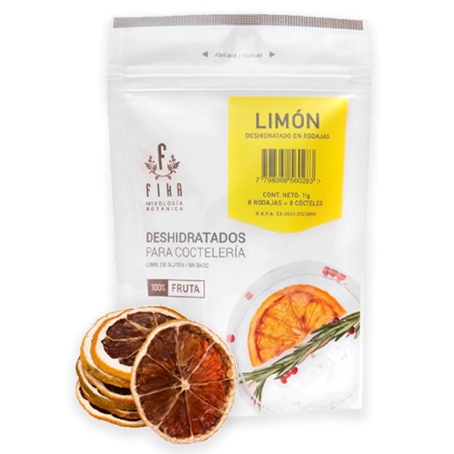 Fika Limon Deshidratado Pouch 1x8 Rodajas