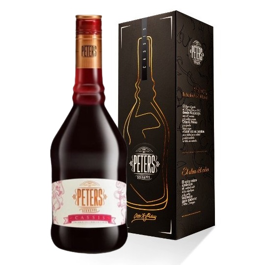 Licor Cassis Peters Schnapps 16° Estuche 1x700cc