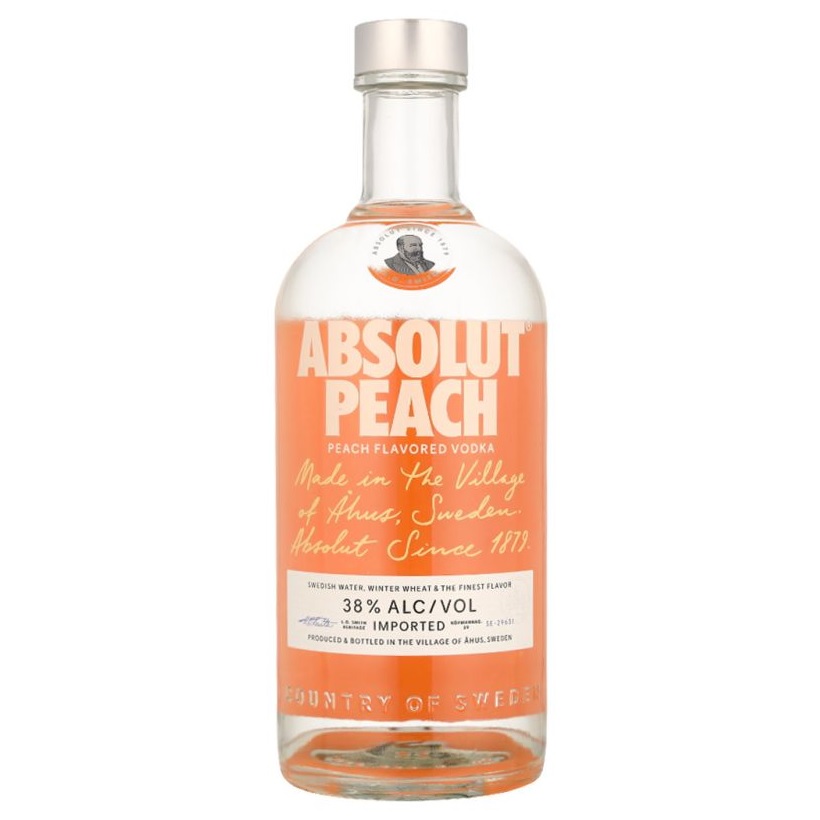 Vodka Absolut Peach 38° 700cc