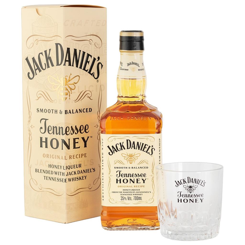 Whiskey Jack Daniels HONEY Estuche 1x700cc + Vaso
