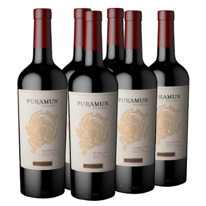 Promo 5+1 Puramun Reserva Malbec 750cc