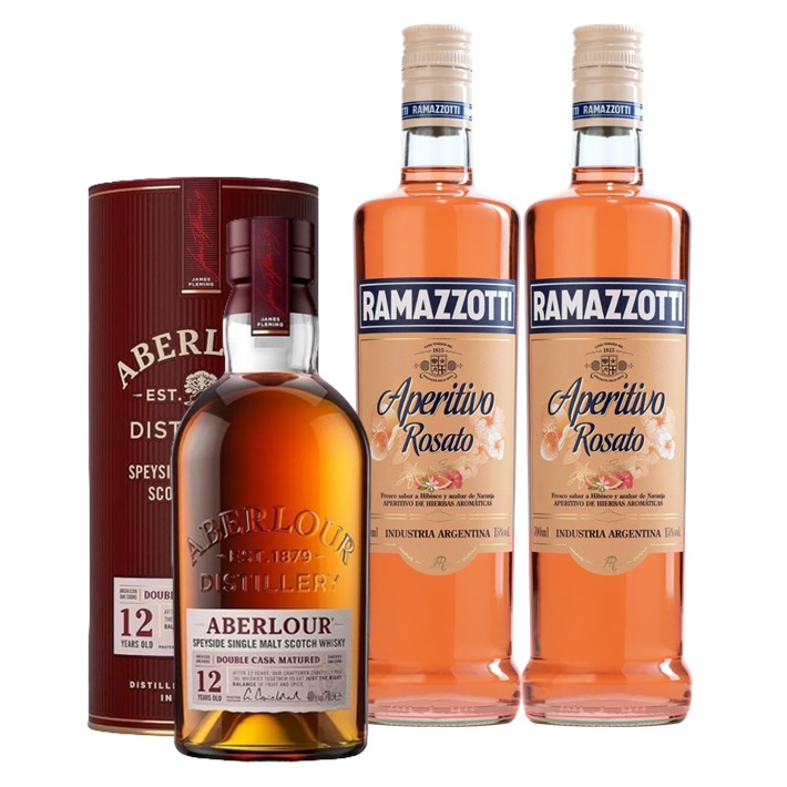 Promo 1 Aberlour 12yo 700cc + 2 Ramazzotti 700cc