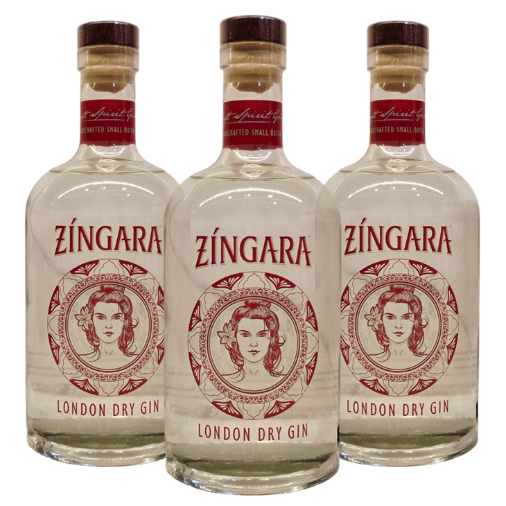 Promo x3 Zingara Dry Gin 750cc 16.66% Off