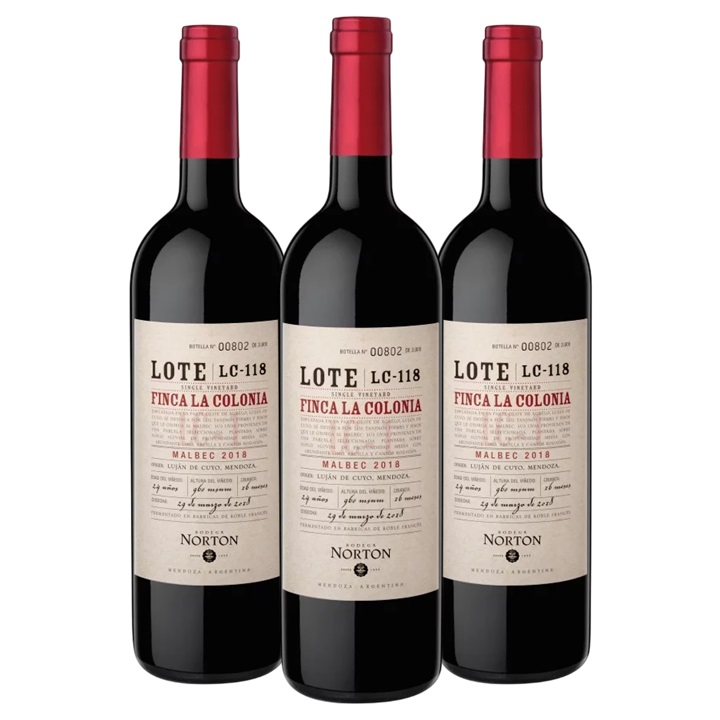 Promo x3 Lote Finca La Colonia Malbec 750cc