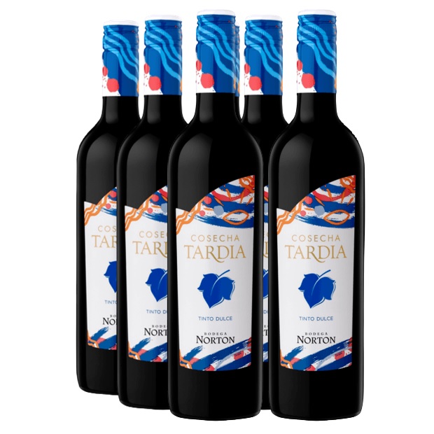 Promo x6 Norton Cosecha Tardia Tinto 750cc