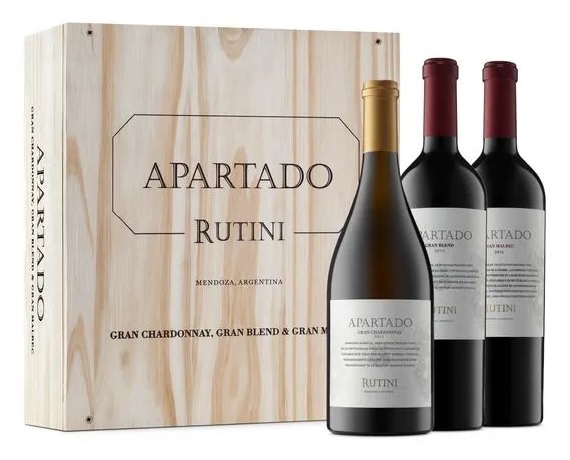 Rutini Apartado Surtido Estuche Madera 3x750cc