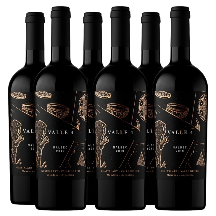 Promo 5+1 Andeluna Valle 4 Malbec 750cc