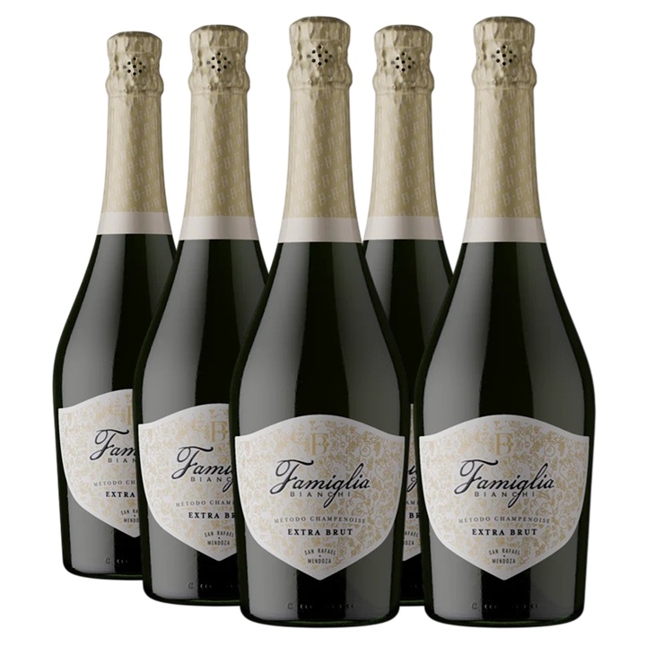 Promo 5+1 Famiglia Bianchi Extra Brut 750cc