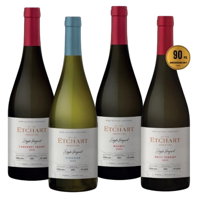Promo Incorporacion Etchart Single Vineyard 4x750cc 25% Off