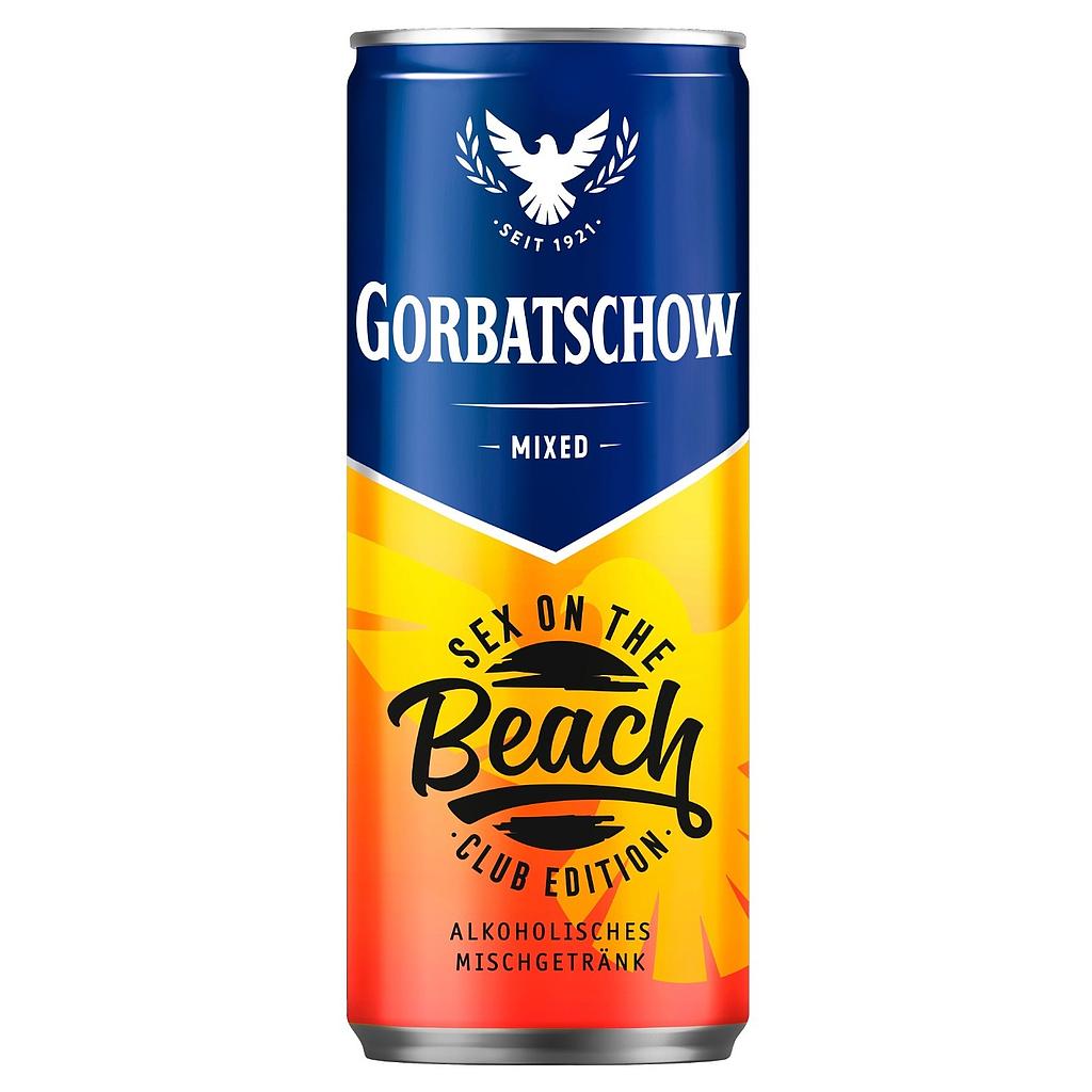 Vodka Gorbatschow Sex On The Beach 10° LATA 330cc