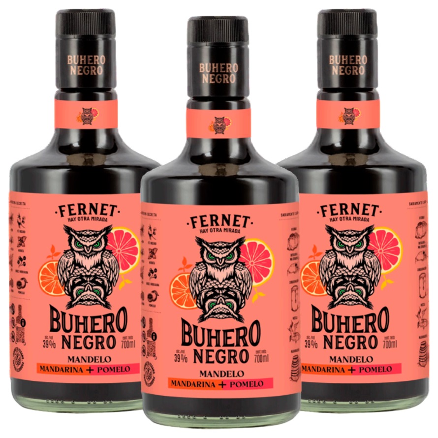 Promo x3 Fernet Buhero Mandelo 39° 700cc 16% Off