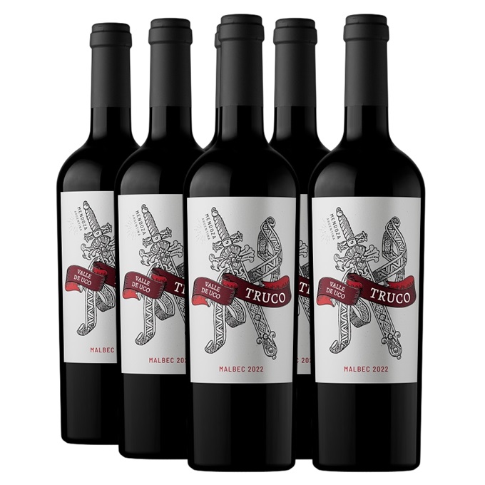 Promo 5+1 Andeluna TRUCO Malbec 750cc