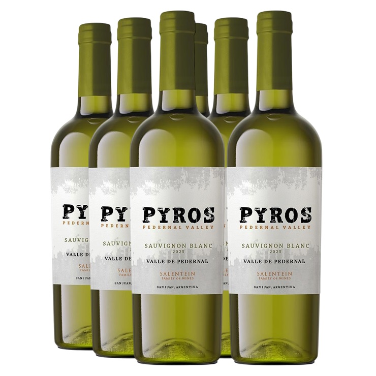 Promo 5+1 Pyros Sauvignon Blanc 750cc