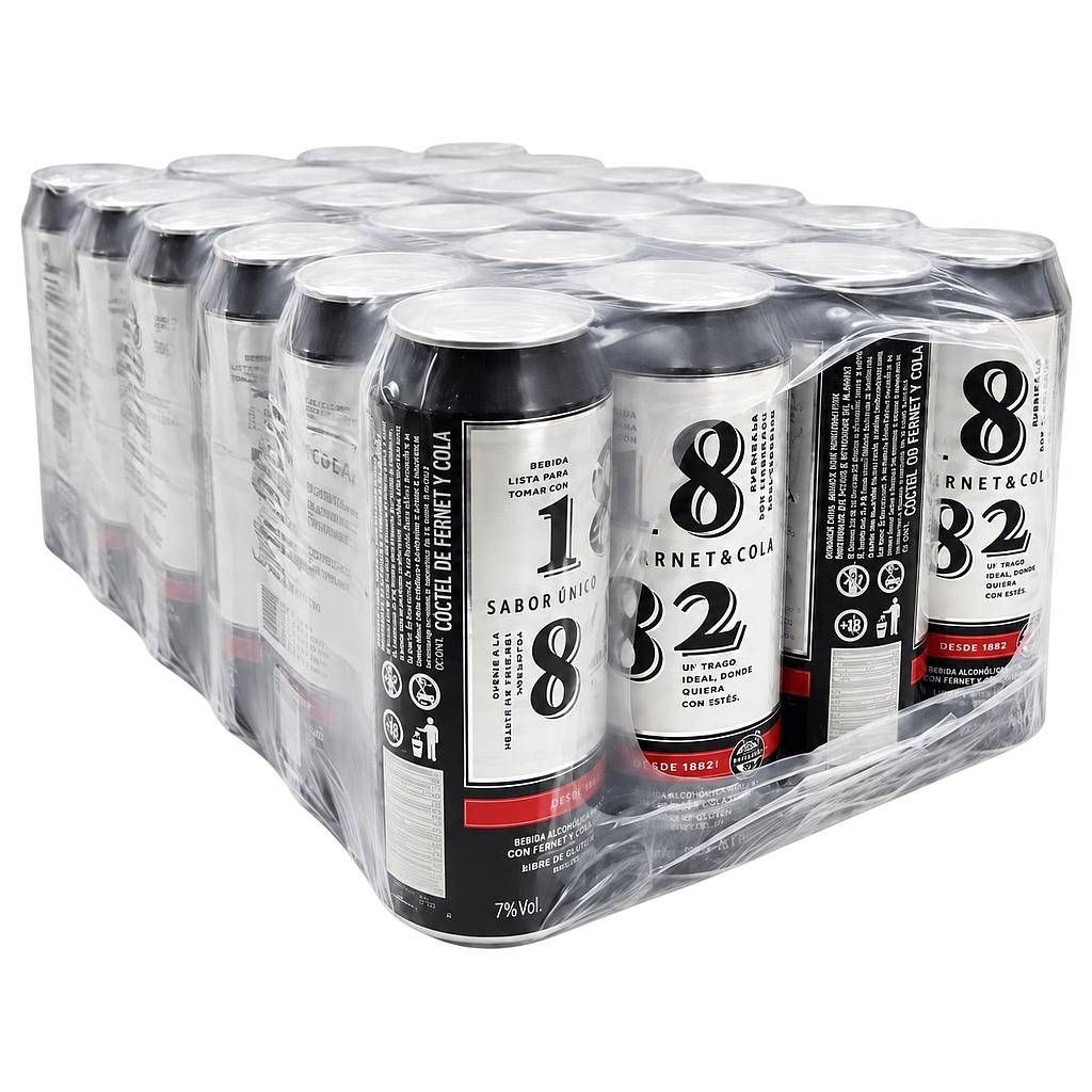 Promo x24 Fernet Cola 1882 LATA 473cc 20% Off