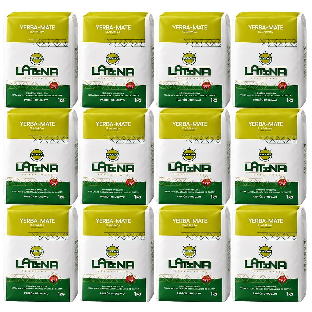 Promo x12 Yerba Mate Latina 1 Kg Vto: 2/2028