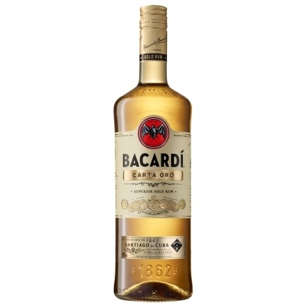 Ron Bacardi Carta Oro 40º 980cc