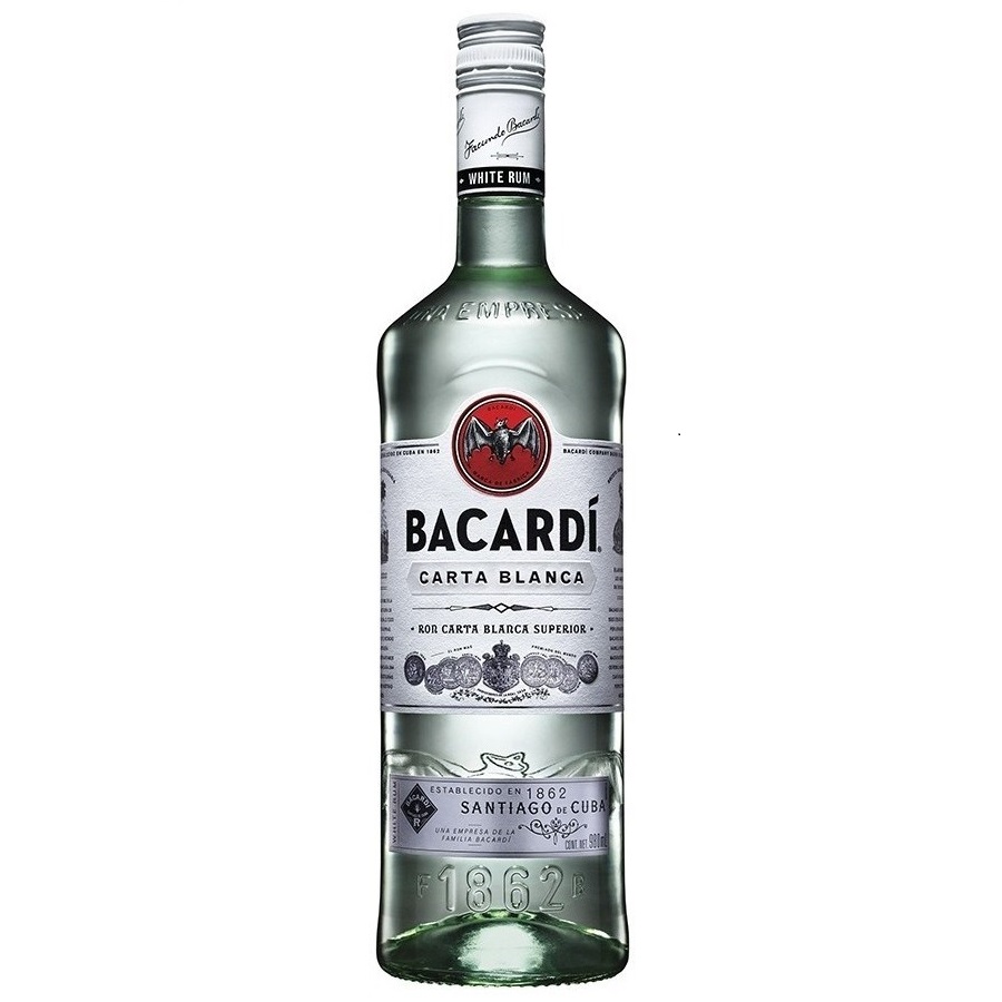 Ron Bacardi Carta Blanca 40º 980cc
